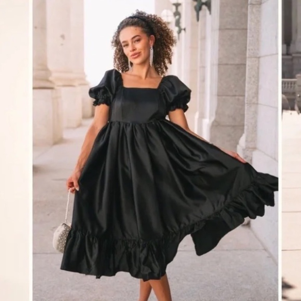 Ivy City Co Coco Dress Black